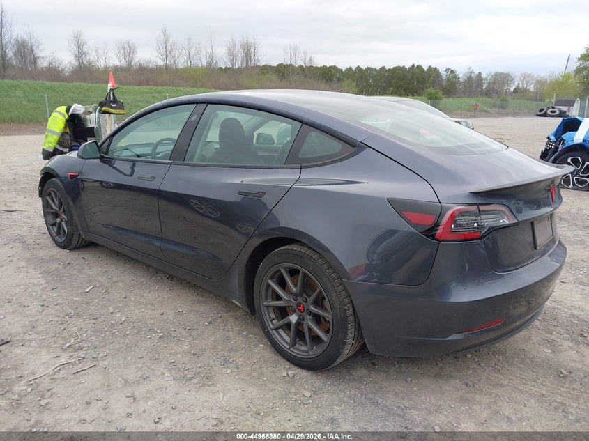 2022 Tesla Model 3 VIN 5YJ3E1EB0NF183844 IAAI salvage auction — FRONT END, Salvage Title, sold $7,400 on 2026-07-08 (photo 3)