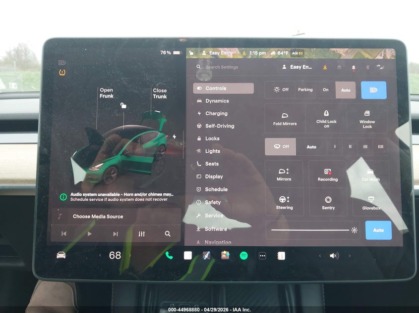2022 Tesla Model 3 VIN 5YJ3E1EB0NF183844 IAAI salvage auction — FRONT END, Salvage Title, sold $7,400 on 2026-07-08 (photo 7)