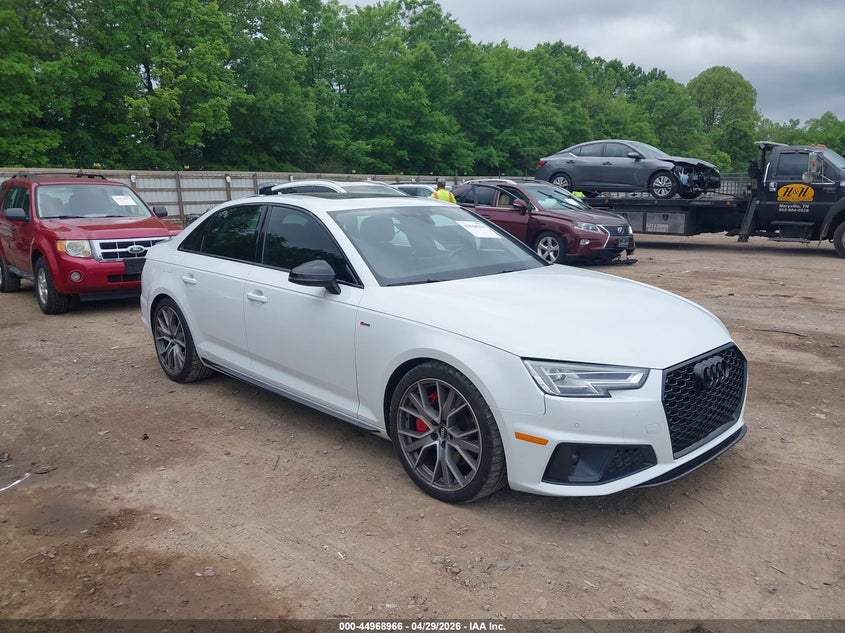 2019 Audi A4 VIN WAUENAF45KN020450 IAAI salvage auction — LEFT SIDE, Salvage (Tennessee), sold $8,800 on 2026-07-15 (photo 1)