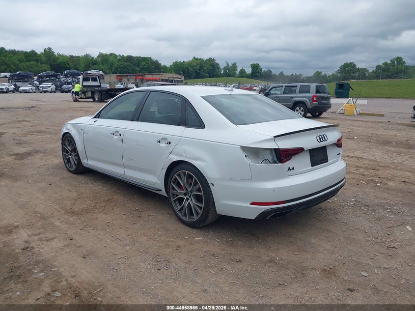2019 Audi A4 VIN WAUENAF45KN020450 IAAI salvage auction — LEFT SIDE, Salvage (Tennessee), sold $8,800 on 2026-07-15 (photo 3)