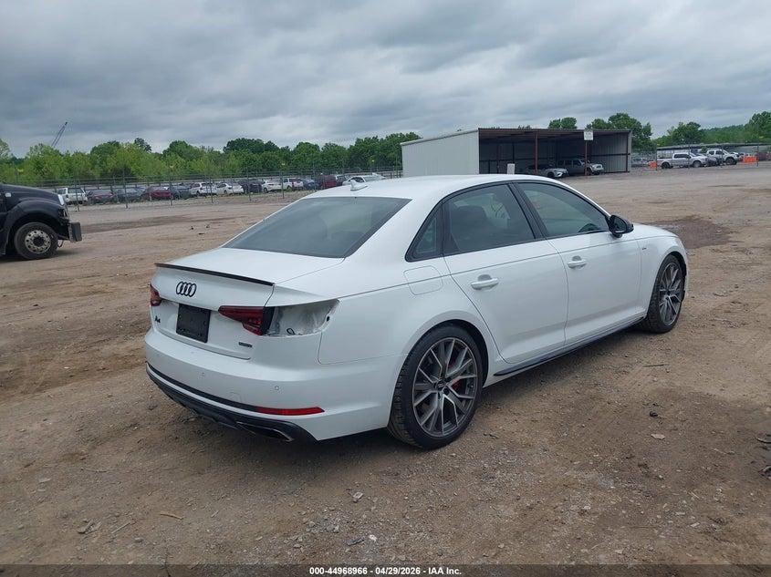 2019 Audi A4 VIN WAUENAF45KN020450 IAAI salvage auction — LEFT SIDE, Salvage (Tennessee), sold $8,800 on 2026-07-15 (photo 4)
