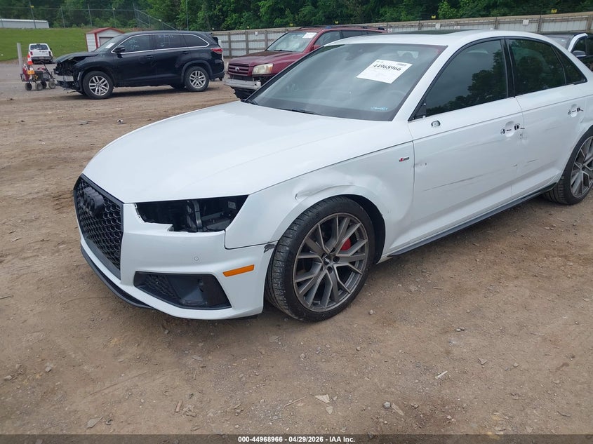 2019 Audi A4 VIN WAUENAF45KN020450 IAAI salvage auction — LEFT SIDE, Salvage (Tennessee), sold $8,800 on 2026-07-15 (photo 6)