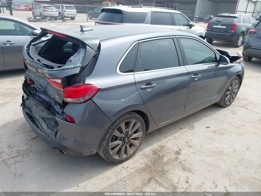 2018 Hyundai Elantra VIN KMHH55LC9JU017165 IAAI salvage auction — FRONT & REAR, Salvage Title, sold $550 on 2026-07-28 (photo 4)