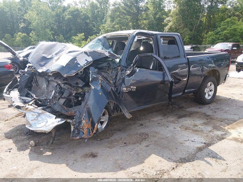 2019 Ram 1500 VIN 1C6RR6FG5KS526451 IAAI salvage auction — FRONT END, Salvage (Mississippi), sold $550 on 2026-08-01 (photo 2)