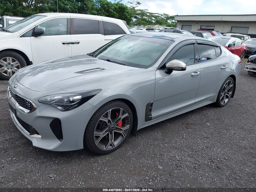 2020 Kia Stinger VIN KNAE45LC3L6076209 IAAI salvage auction — UNDERCARRIAGE, Salvage (Hawaii), sold $5,100 on 2026-07-21 (photo 2)