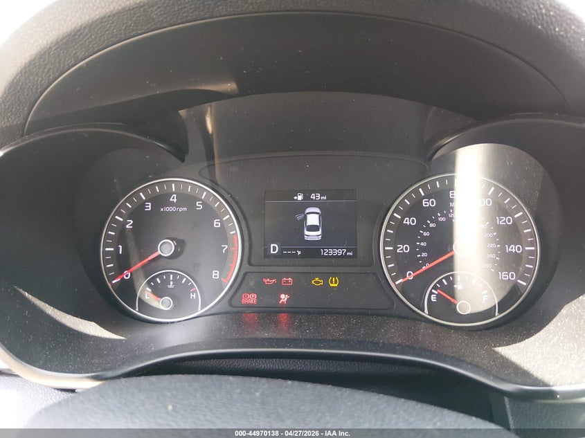 2020 Kia Optima VIN 5XXGT4L30LG450852 IAAI salvage auction — FRONT END, Salvage (Tennessee), sold $550 on 2026-07-06 (photo 7)