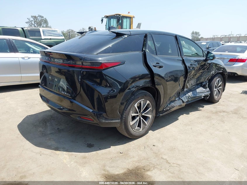 2025 Lexus Rz VIN JTJABABB9SA011284 IAAI salvage auction — RIGHT SIDE, Salvage (California), sold $15,700 on 2026-07-30 (photo 4)