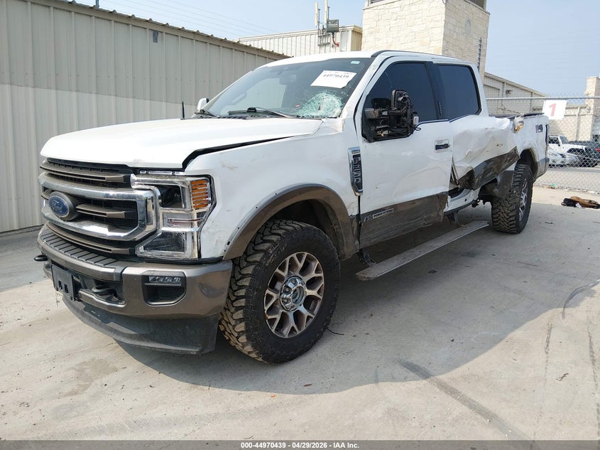 2022 Ford F250 VIN 1FT7W2BTXNEC86708 IAAI salvage auction — SIDE, Original (Texas), sold $22,600 on 2026-07-30 (photo 2)