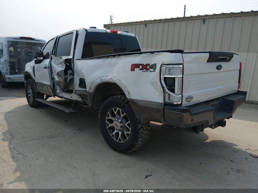 2022 Ford F250 VIN 1FT7W2BTXNEC86708 IAAI salvage auction — SIDE, Original (Texas), sold $22,600 on 2026-07-30 (photo 3)