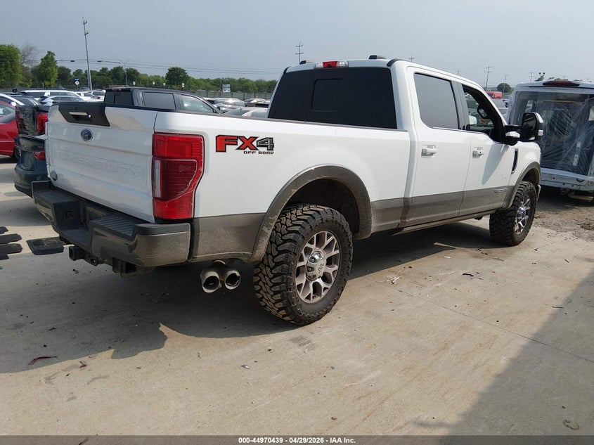 2022 Ford F250 VIN 1FT7W2BTXNEC86708 IAAI salvage auction — SIDE, Original (Texas), sold $22,600 on 2026-07-30 (photo 4)