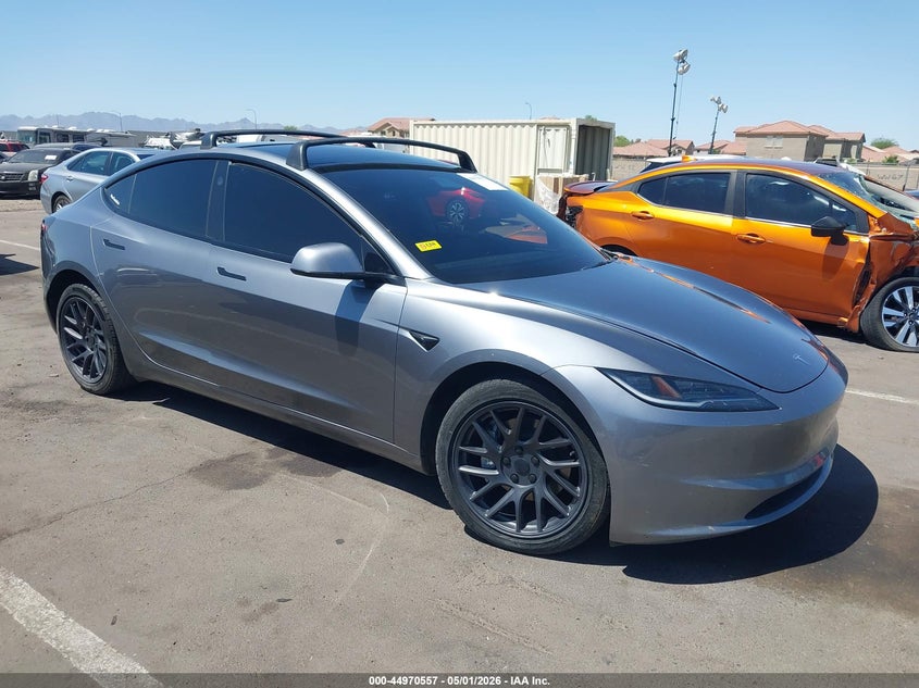 2024 Tesla Model 3 VIN 5YJ3E1EA0RF863384 IAAI salvage auction — SIDE, Salvage (Arizona), sold $10,500 on 2026-08-02 (photo 1)