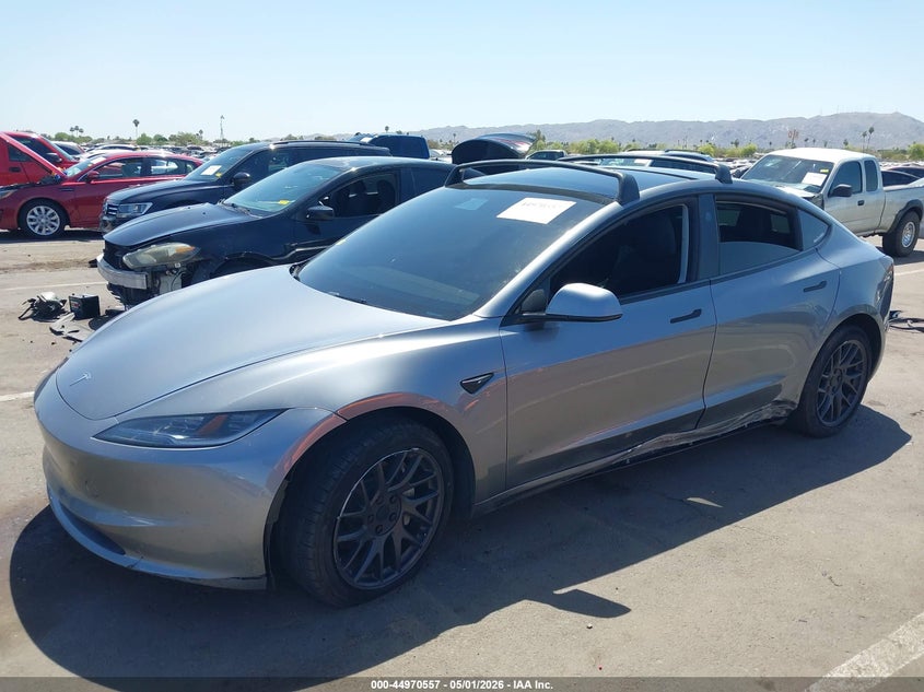 2024 Tesla Model 3 VIN 5YJ3E1EA0RF863384 IAAI salvage auction — SIDE, Salvage (Arizona), sold $10,500 on 2026-08-02 (photo 6)