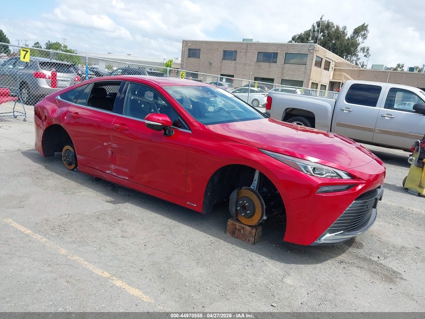 2024 Toyota Mirai VIN JTDAAAAA1RA011580 IAAI salvage auction — RIGHT SIDE, Salvage (California), sold $2,400 on 2026-08-01 (photo 1)