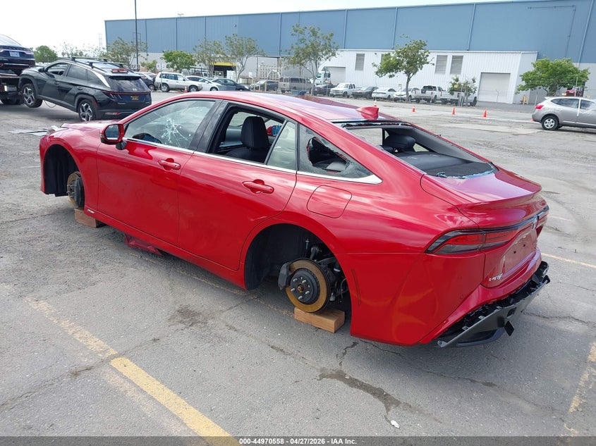 2024 Toyota Mirai VIN JTDAAAAA1RA011580 IAAI salvage auction — RIGHT SIDE, Salvage (California), sold $2,400 on 2026-08-01 (photo 3)