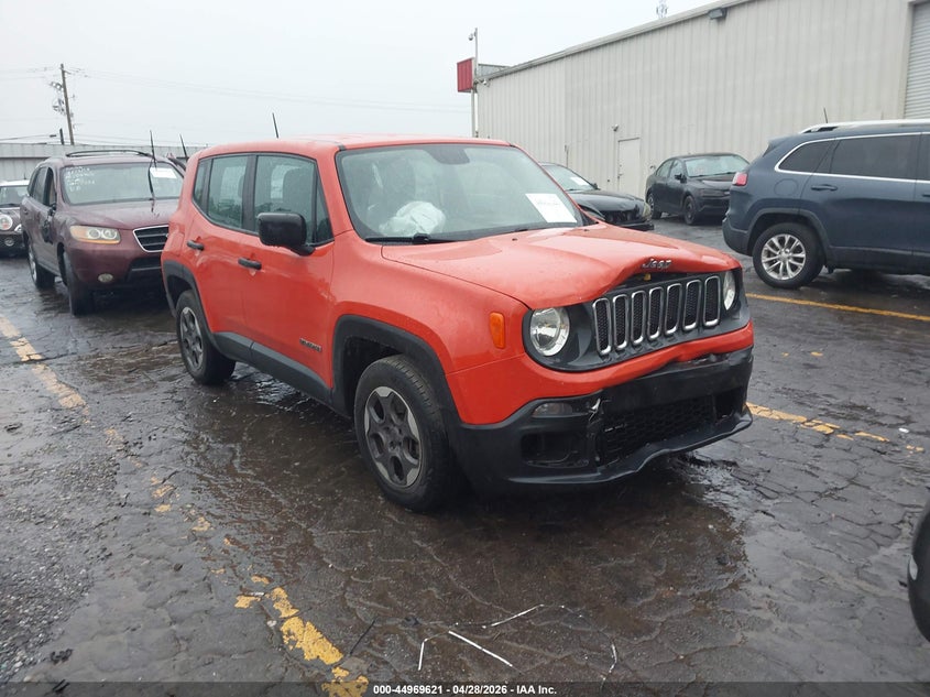 2015 Jeep Renegade VIN ZACCJAAT8FPB38025 IAAI salvage auction — FRONT END, Salvage (Georgia), sold $1,000 on 2026-08-05 (photo 1)