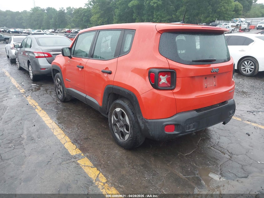 2015 Jeep Renegade VIN ZACCJAAT8FPB38025 IAAI salvage auction — FRONT END, Salvage (Georgia), sold $1,000 on 2026-08-05 (photo 3)