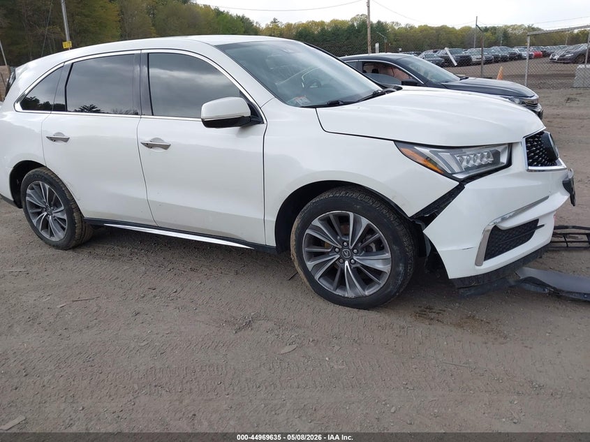 2019 Acura Mdx VIN 5J8YD4H59KL022659 IAAI salvage auction — FRONT END, Salvage (Massachusetts), sold $3,250 on 2026-07-18 (photo 1)