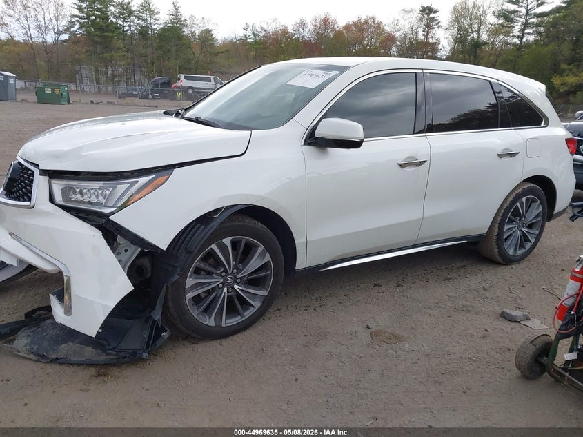 2019 Acura Mdx VIN 5J8YD4H59KL022659 IAAI salvage auction — FRONT END, Salvage (Massachusetts), sold $3,250 on 2026-07-18 (photo 2)