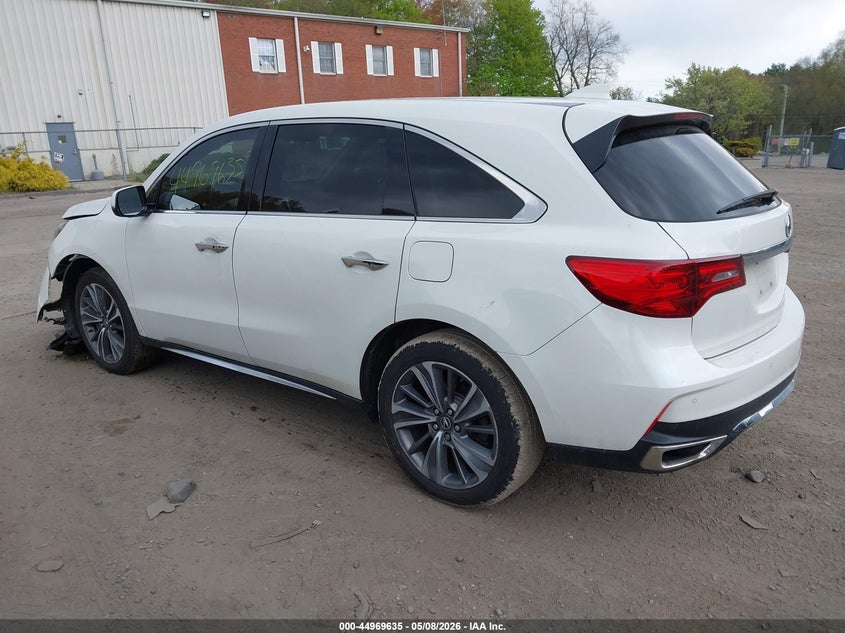 2019 Acura Mdx VIN 5J8YD4H59KL022659 IAAI salvage auction — FRONT END, Salvage (Massachusetts), sold $3,250 on 2026-07-18 (photo 3)