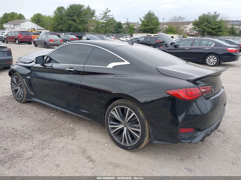 2018 Infiniti Q60 VIN JN1EV7EL4JM391220 IAAI salvage auction — FRONT END, Salvage (New Jersey), sold $2,550 on 2026-07-21 (photo 3)