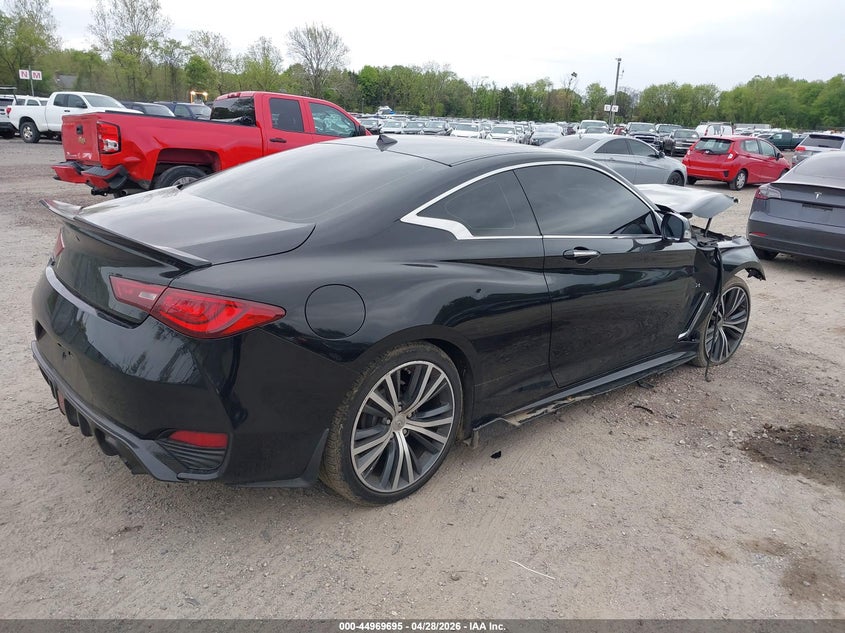 2018 Infiniti Q60 VIN JN1EV7EL4JM391220 IAAI salvage auction — FRONT END, Salvage (New Jersey), sold $2,550 on 2026-07-21 (photo 4)