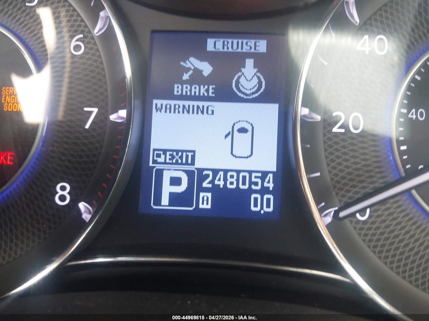 2012 Infiniti Qx56 VIN JN8AZ2NF2C9515024 IAAI salvage auction — NORMAL WEAR, Salvage Title, sold $1,050 on 2026-07-29 (photo 7)