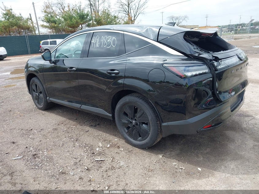 2026 Nissan Murano VIN 5N1AZ3BS2TC107527 IAAI salvage auction — REAR END, Salvage (Indiana), sold $11,950 on 2026-07-14 (photo 3)