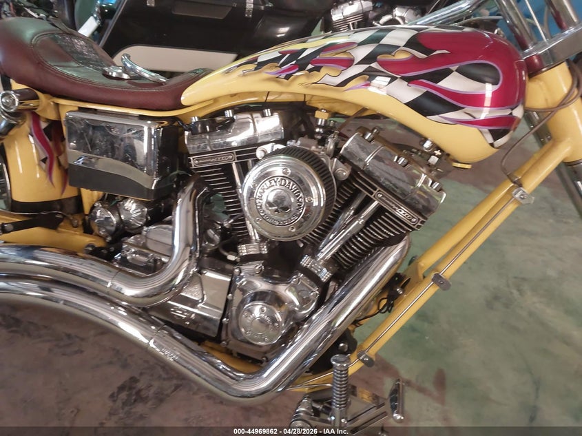 1999 Harley-davidson Fxdwg VIN 1HD1GEV15XY314915 IAAI salvage auction — INTERIOR BURN, Junk Receipt (North Carolina), sold $1,575 on 2026-07-20 (photo 8)