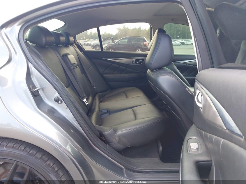 2015 Infiniti Q50 VIN JN1BV7AR3FM419075 IAAI salvage auction — LEFT REAR, Mv-907A (New York), sold $1,200 on 2026-07-09 (photo 8)