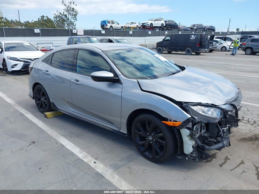 2018 Honda Civic VIN SHHFK7H46JU210396 IAAI salvage auction — FRONT END, Salvage Title, sold $2,100 on 2026-07-08 (photo 1)