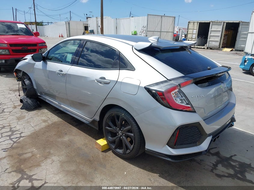 2018 Honda Civic VIN SHHFK7H46JU210396 IAAI salvage auction — FRONT END, Salvage Title, sold $2,100 on 2026-07-08 (photo 3)
