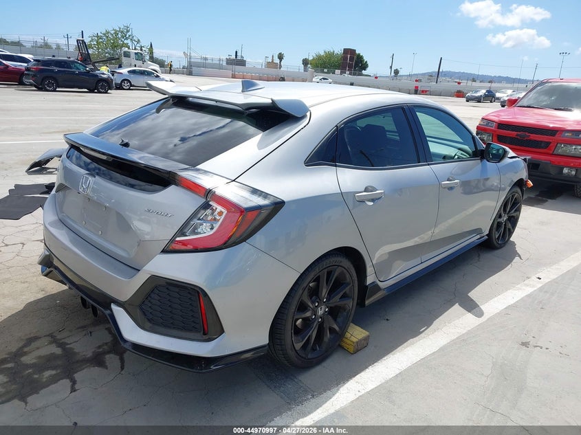2018 Honda Civic VIN SHHFK7H46JU210396 IAAI salvage auction — FRONT END, Salvage Title, sold $2,100 on 2026-07-08 (photo 4)