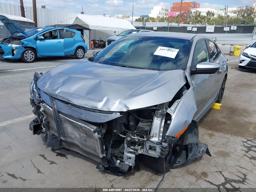 2018 Honda Civic VIN SHHFK7H46JU210396 IAAI salvage auction — FRONT END, Salvage Title, sold $2,100 on 2026-07-08 (photo 6)