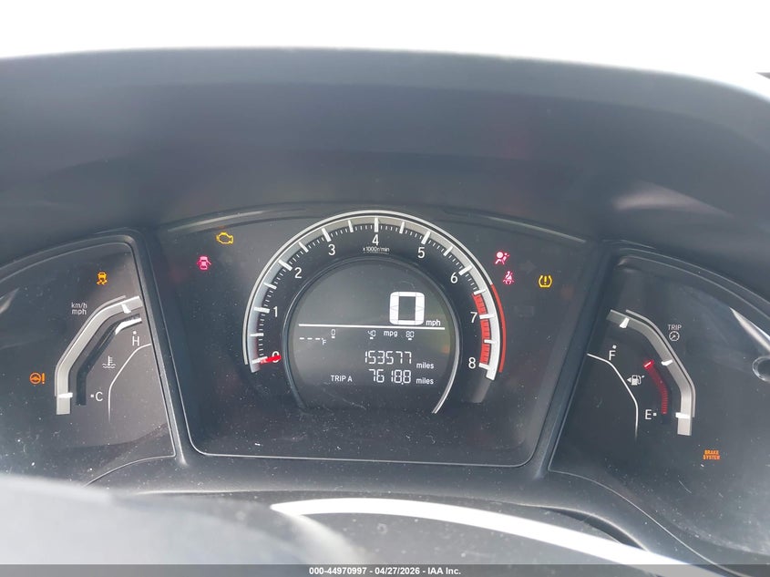 2018 Honda Civic VIN SHHFK7H46JU210396 IAAI salvage auction — FRONT END, Salvage Title, sold $2,100 on 2026-07-08 (photo 7)
