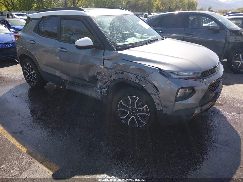 2023 Chevrolet Trailblazer VIN KL79MSSL1PB111330 IAAI salvage auction — RIGHT SIDE, Salvage Title, sold $9,650 on 2026-07-23 (photo 1)