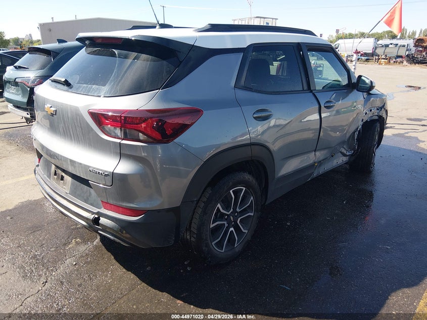2023 Chevrolet Trailblazer VIN KL79MSSL1PB111330 IAAI salvage auction — RIGHT SIDE, Salvage Title, sold $9,650 on 2026-07-23 (photo 4)