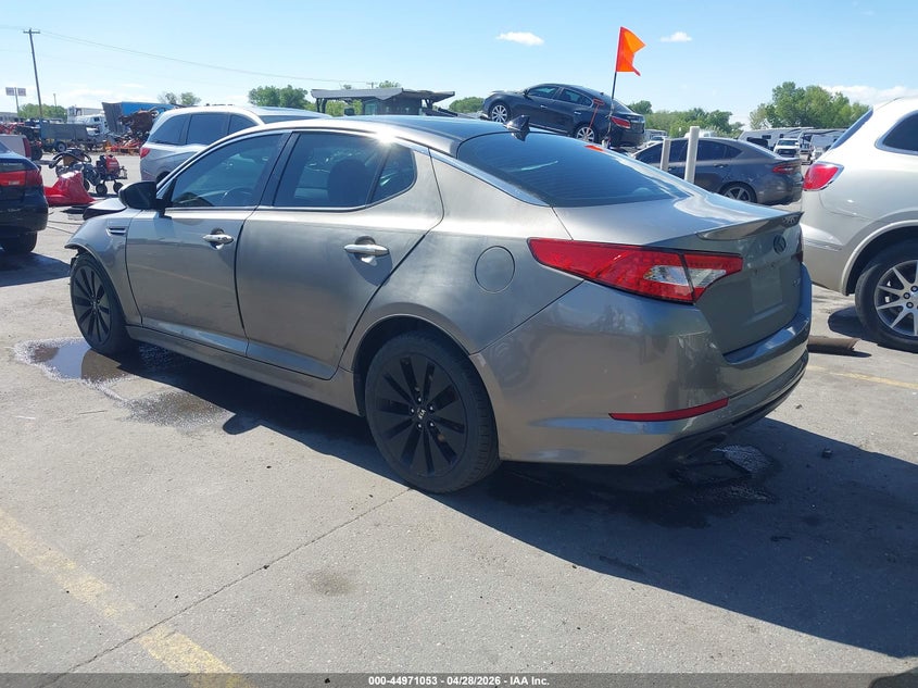 2012 Kia Optima VIN 5XXGR4A64CG014520 IAAI salvage auction — LEFT FRONT, Salvage (Utah), sold $650 on 2026-07-09 (photo 3)
