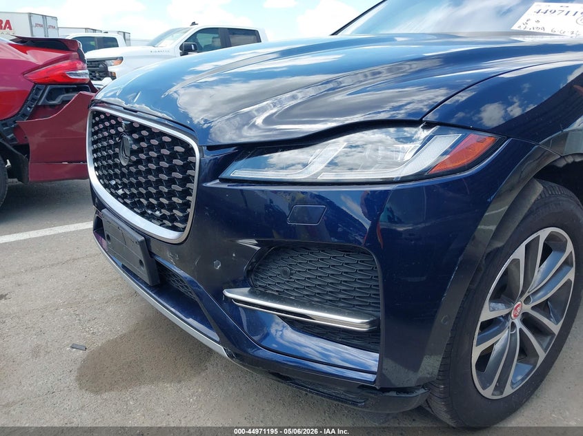 2021 Jaguar F-pace VIN SADCJ2EX2MA674456 IAAI salvage auction — FRONT END, Wait Title, sold $8,850 on 2026-09-01 (photo 6)
