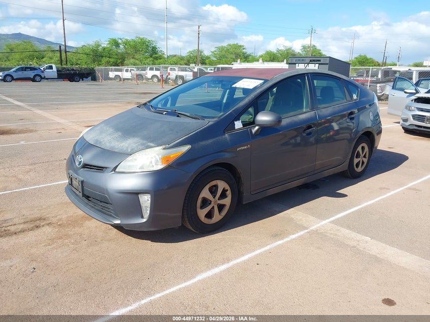 2012 Toyota Prius VIN JTDKN3DU0C1605725 IAAI salvage auction — NORMAL WEAR, Clear (Hawaii), sold $150 on 2026-07-14 (photo 2)
