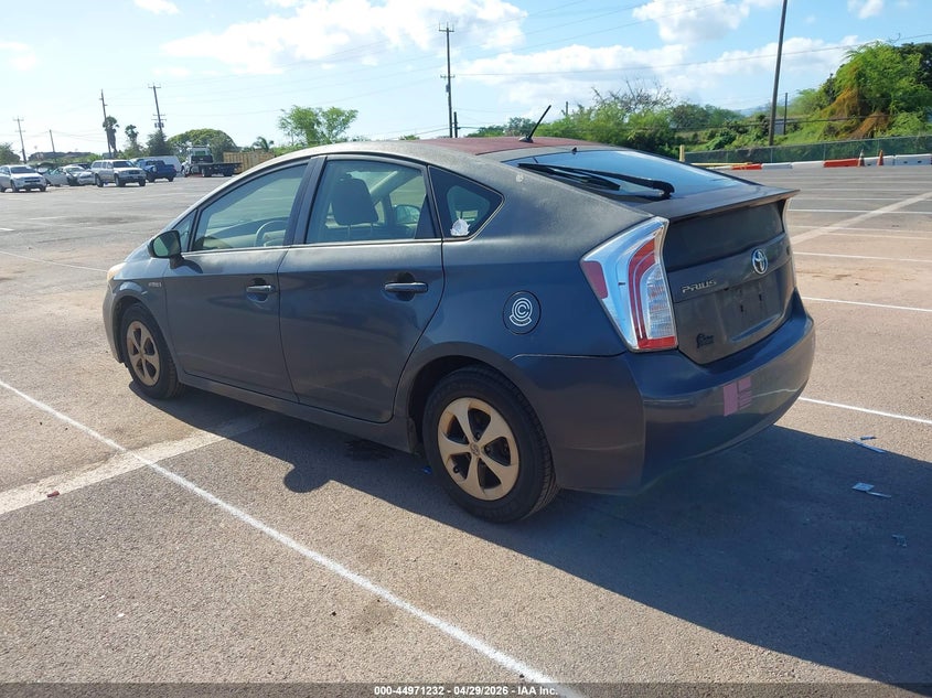 2012 Toyota Prius VIN JTDKN3DU0C1605725 IAAI salvage auction — NORMAL WEAR, Clear (Hawaii), sold $150 on 2026-07-14 (photo 3)