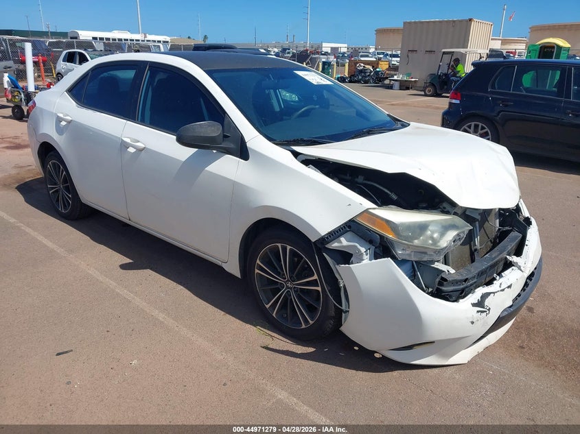 2016 Toyota Corolla VIN 5YFBURHE3GP375298 IAAI salvage auction — FRONT END, Clear (Hawaii), sold $1,475 on 2026-07-28 (photo 1)