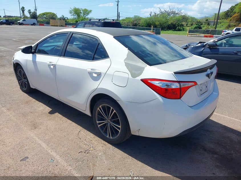 2016 Toyota Corolla VIN 5YFBURHE3GP375298 IAAI salvage auction — FRONT END, Clear (Hawaii), sold $1,475 on 2026-07-28 (photo 3)