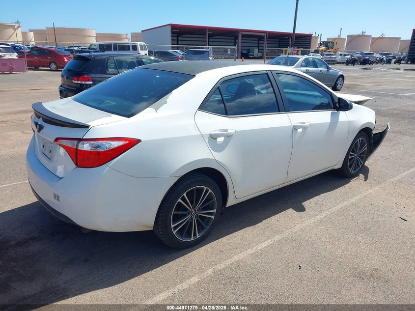 2016 Toyota Corolla VIN 5YFBURHE3GP375298 IAAI salvage auction — FRONT END, Clear (Hawaii), sold $1,475 on 2026-07-28 (photo 4)