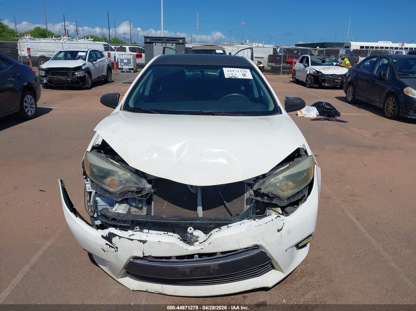 2016 Toyota Corolla VIN 5YFBURHE3GP375298 IAAI salvage auction — FRONT END, Clear (Hawaii), sold $1,475 on 2026-07-28 (photo 6)