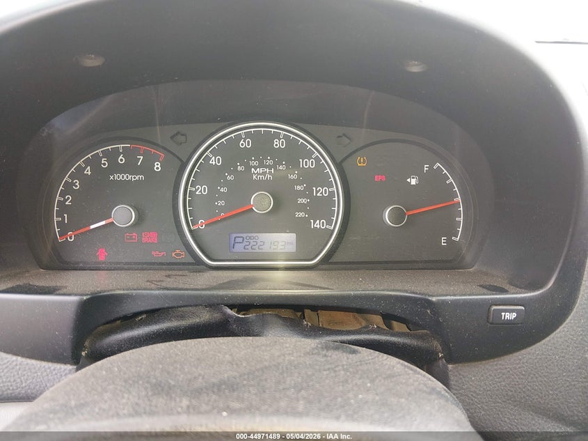 2010 Hyundai Elantra VIN KMHDU4AD8AU203335 IAAI salvage auction — REAR END, Clear (New Mexico), sold $725 on 2026-07-13 (photo 7)