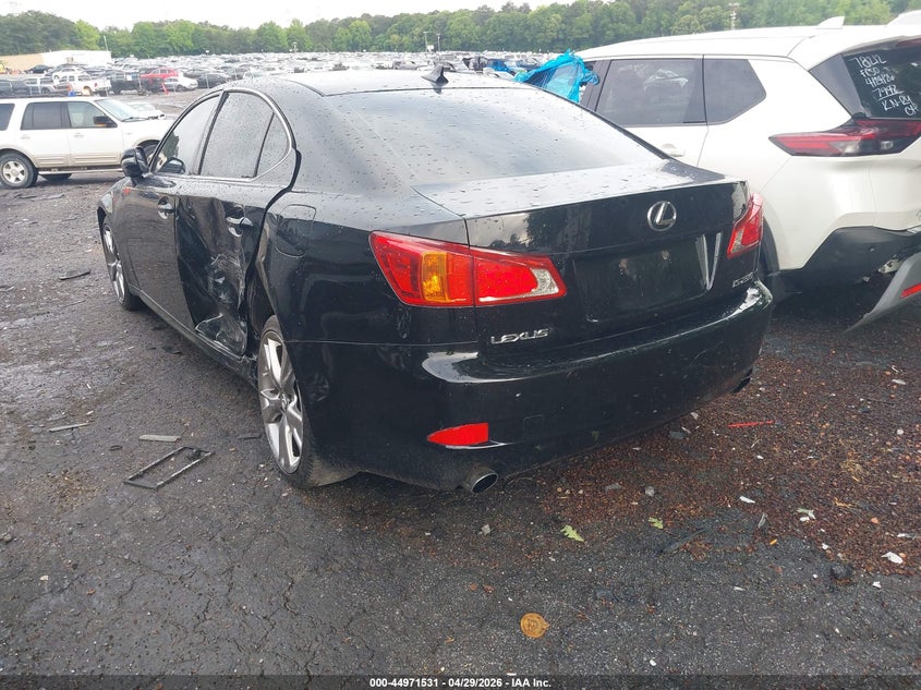 2009 Lexus Is 250 VIN JTHBK262495092882 IAAI salvage auction — LEFT REAR, Salvage (Idaho), sold $300 on 2026-07-08 (photo 3)