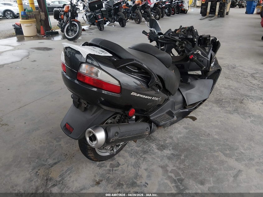 2007 Suzuki An650 VIN JS1CP51A772101980 IAAI salvage auction — FRONT END, Bill Of Sale (Washington), sold $75 on 2026-07-08 (photo 4)