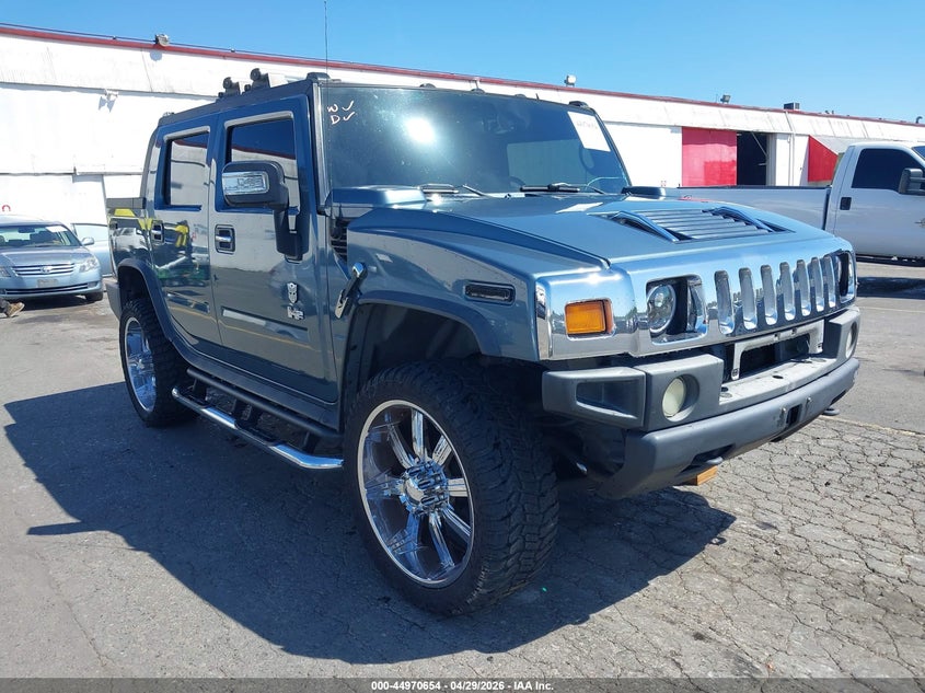 2006 Hummer H2 VIN 5GRGN22U96H120075 IAAI salvage auction — SIDE, Salvage (Oregon), sold $7,400 on 2026-07-09 (photo 1)