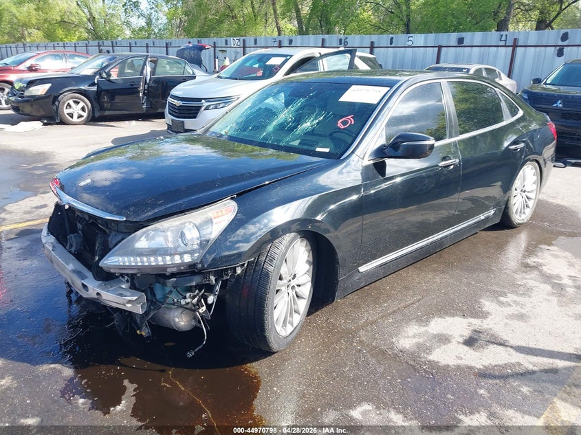 2016 Hyundai Equus VIN KMHGH4JH6GU101786 IAAI salvage auction — RIGHT SIDE, Salvage Title, sold $325 on 2026-07-30 (photo 2)