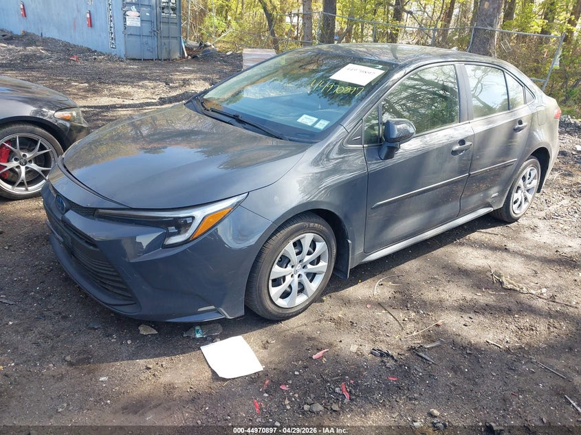 2023 Toyota Corolla VIN JTDBDMHE4P3003836 IAAI salvage auction — RIGHT FRONT, Salvage Title, sold $6,300 on 2026-07-07 (photo 2)